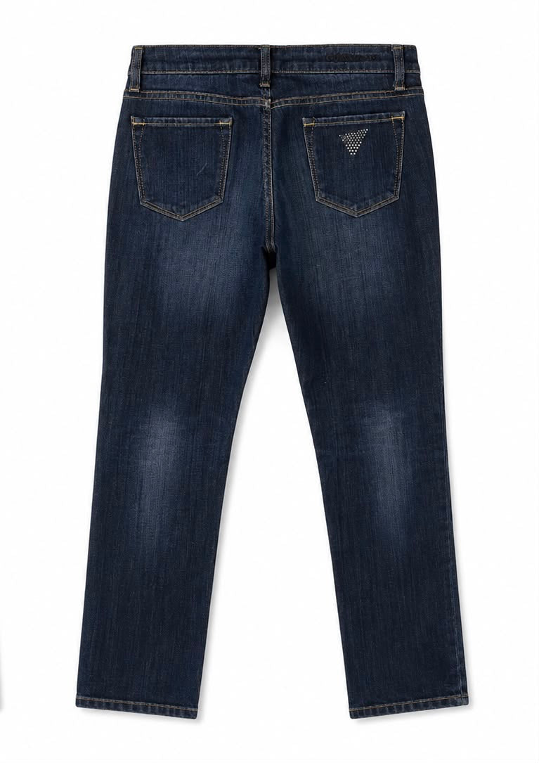 Guess Premium Γυναικείο Jeans Σκούρο Μπλε Slim Fit-W27