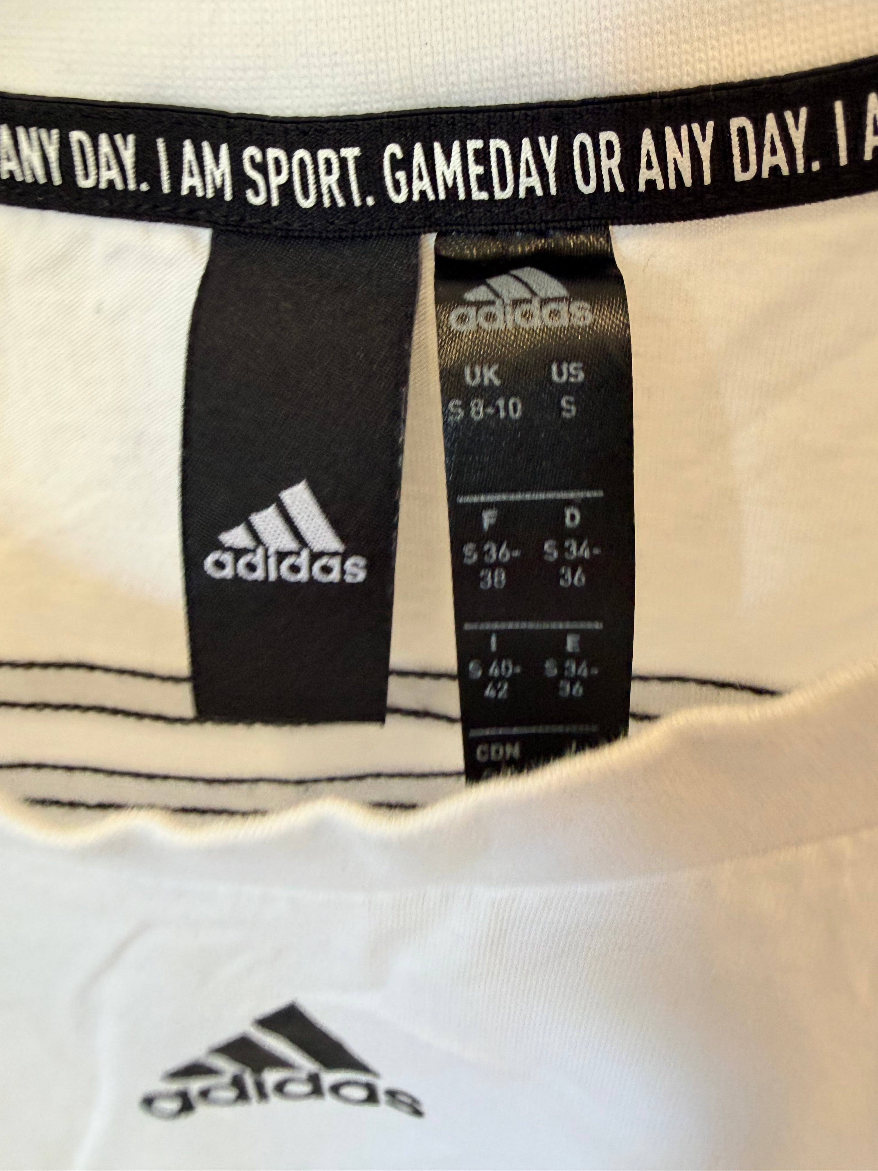 Adidas Essentials Λευκό T-Shirt-S