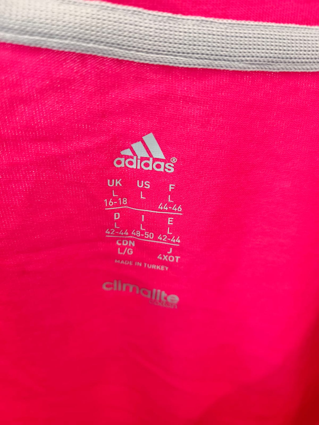 Adidas Climalite Training T-Shirt – Pink-L