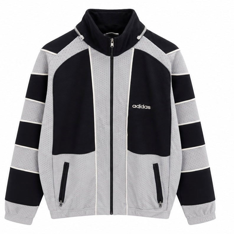 Adidas Ανδρική Ζακέτα Γκρι - L