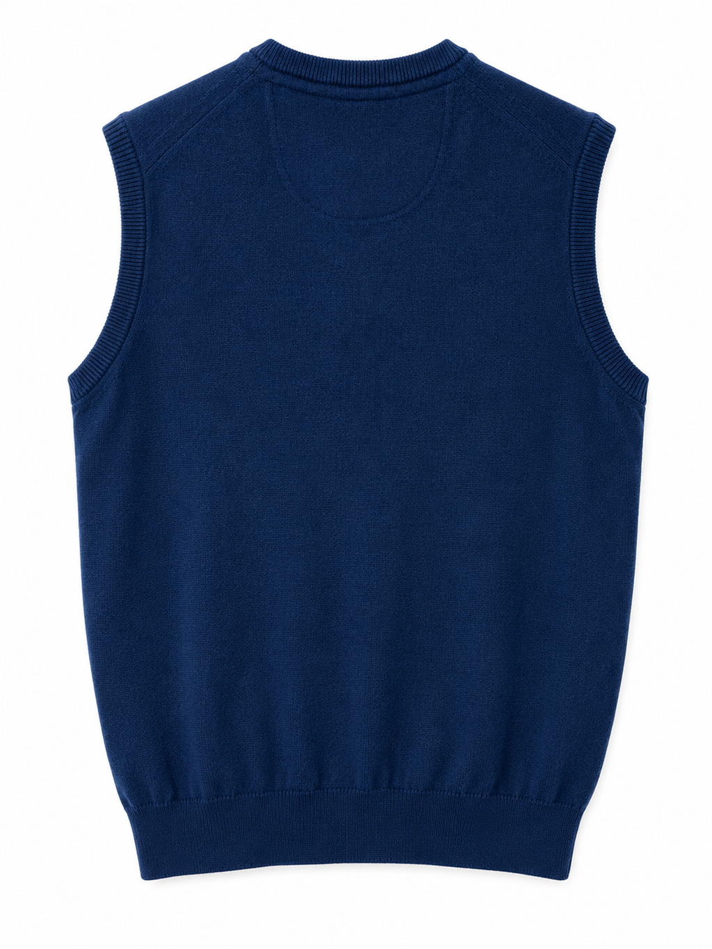 Henry Cotton’s Ανδρικό Πλεκτό Γιλέκο V-Neck – Navy Blue-S