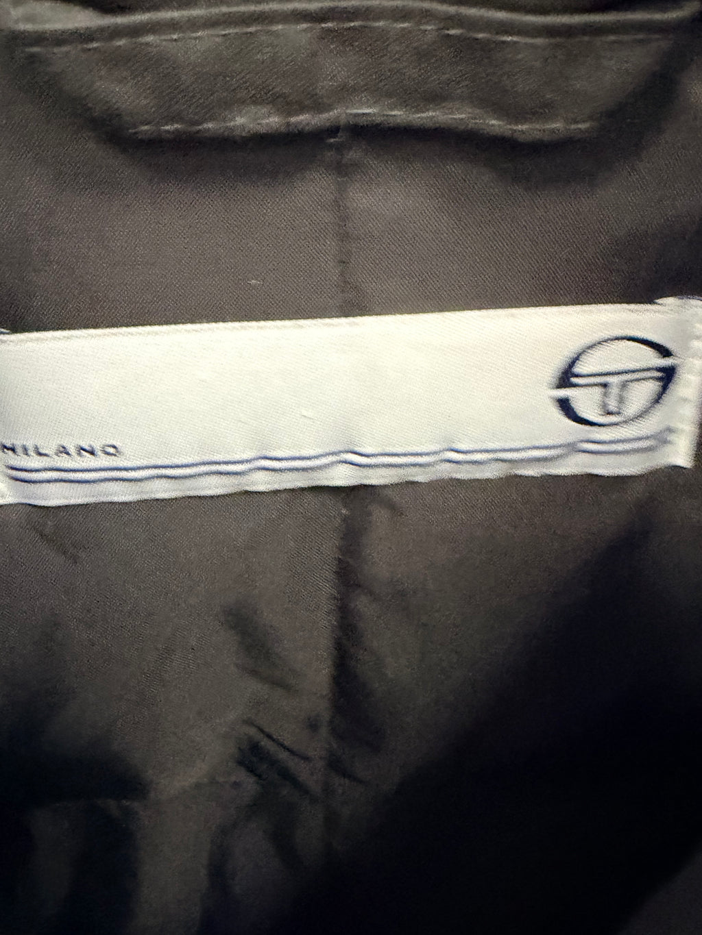 Sergio Tacchini Black Parka Jacket-Xl