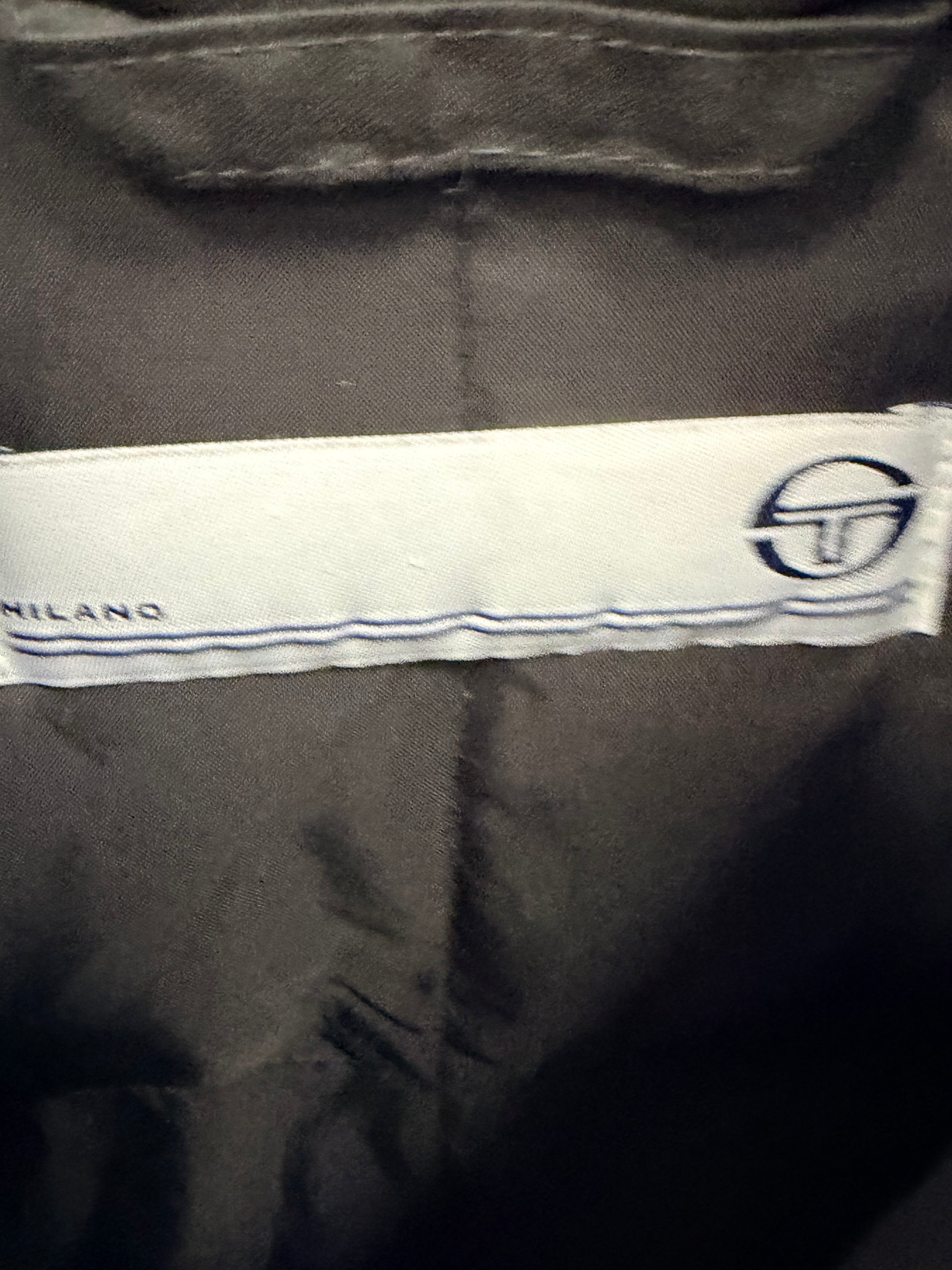 Sergio Tacchini Black Parka Jacket-Xl