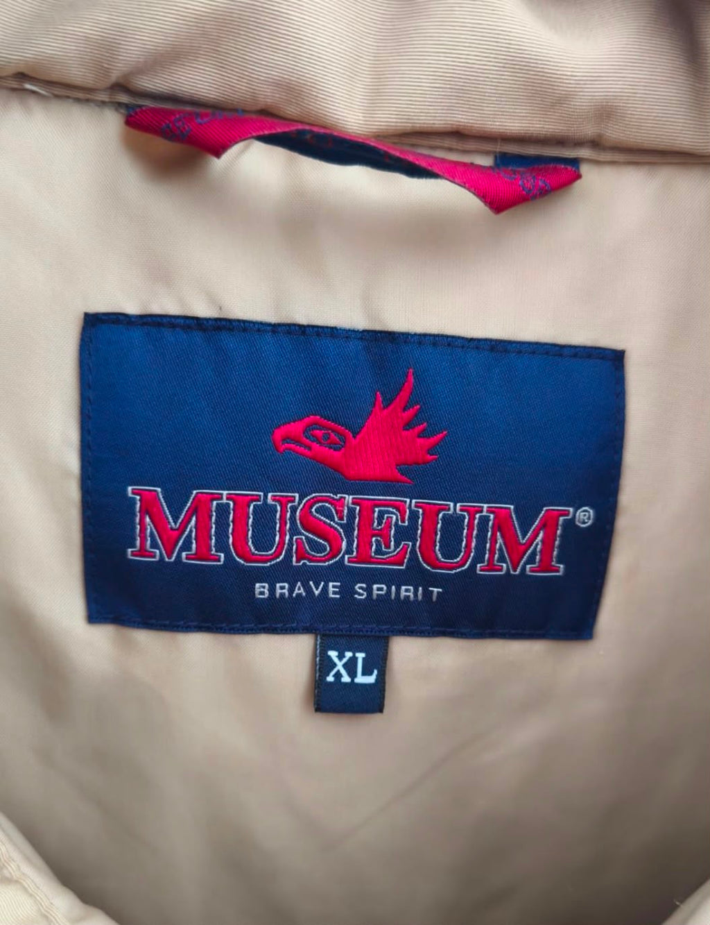 Museum Brave Spirit Ανδρικό Αμάνικο Puffer Γιλέκο Μπεζ-XL
