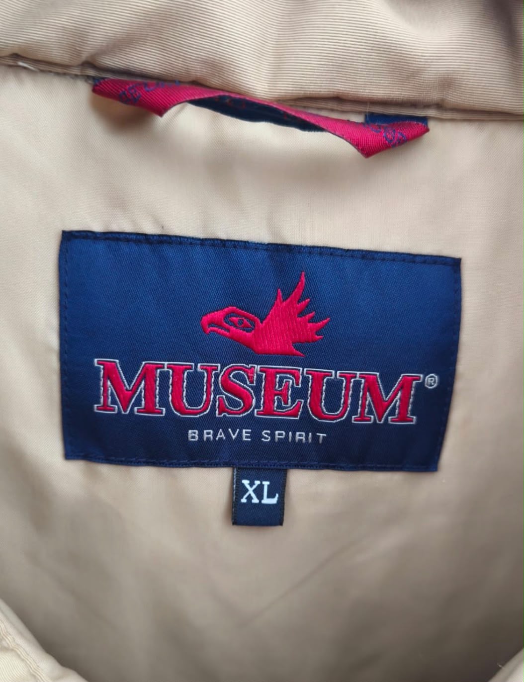 Museum Brave Spirit Ανδρικό Αμάνικο Puffer Γιλέκο Μπεζ-XL