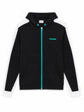 Reebok Full Zip Hoodie – Black / White-XS