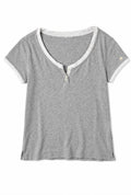 Champion Γυναικείο T-Shirt Γκρι Μελανζέ-M