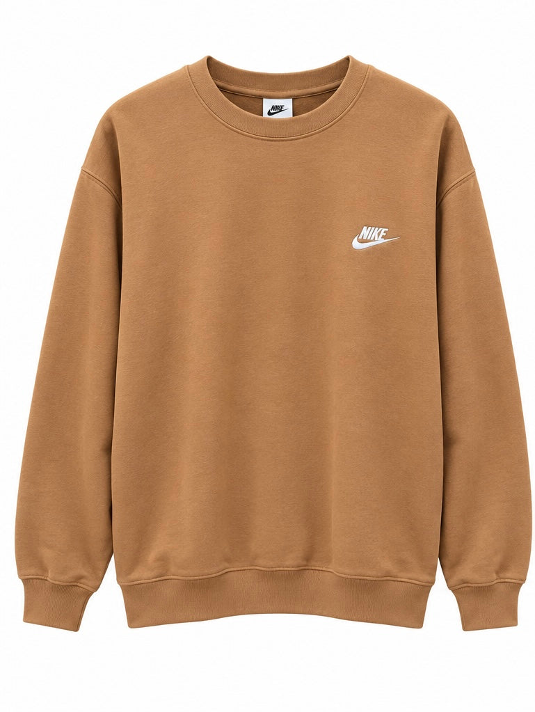 Nike Ανδρικό Φούτερ Καφέ – 3XL