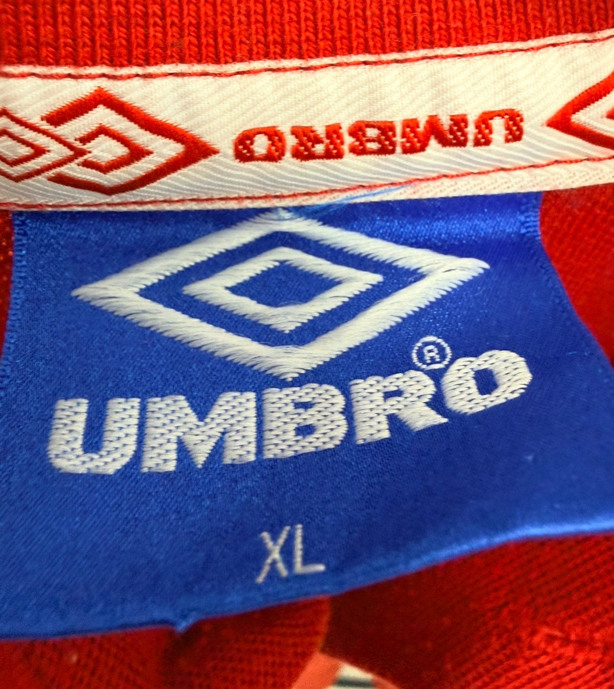 Umbro Ανδρικό Polo Κόκκινο / Classic Logo XL