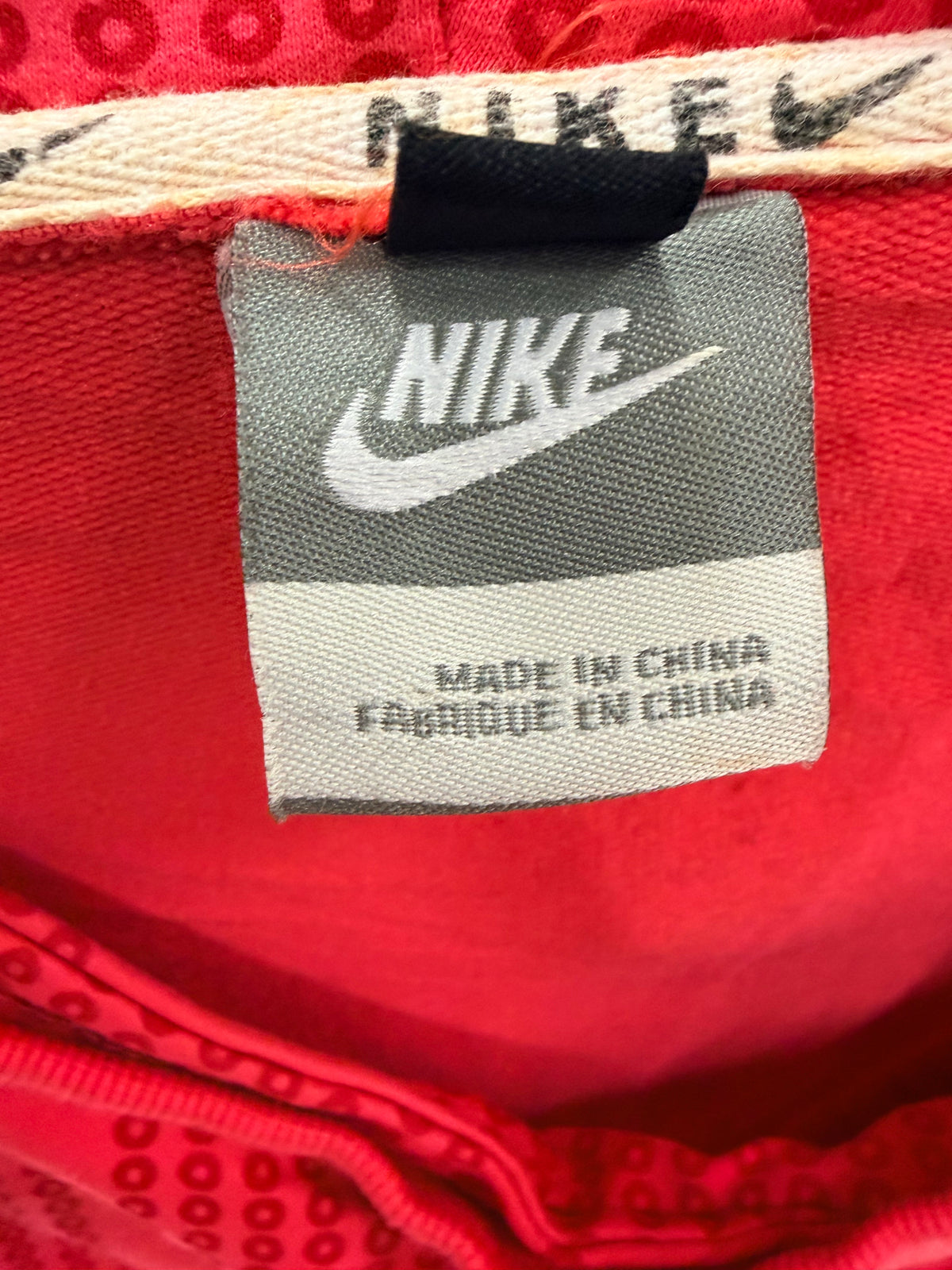 Nike Γυναικεία Ζακέτα Φούτερ με Κουκούλα – Κόκκινο – L