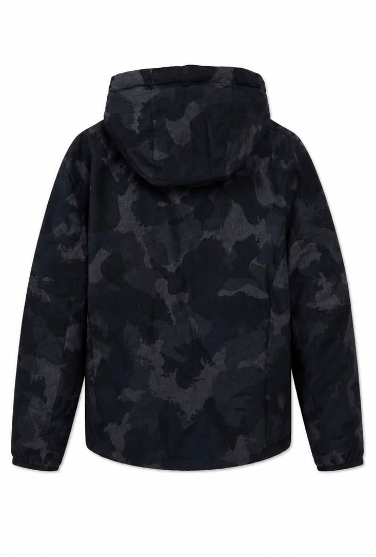 Superdry Echo Edition Ανδρικό Softshell Jacket Camo Μαύρο-S