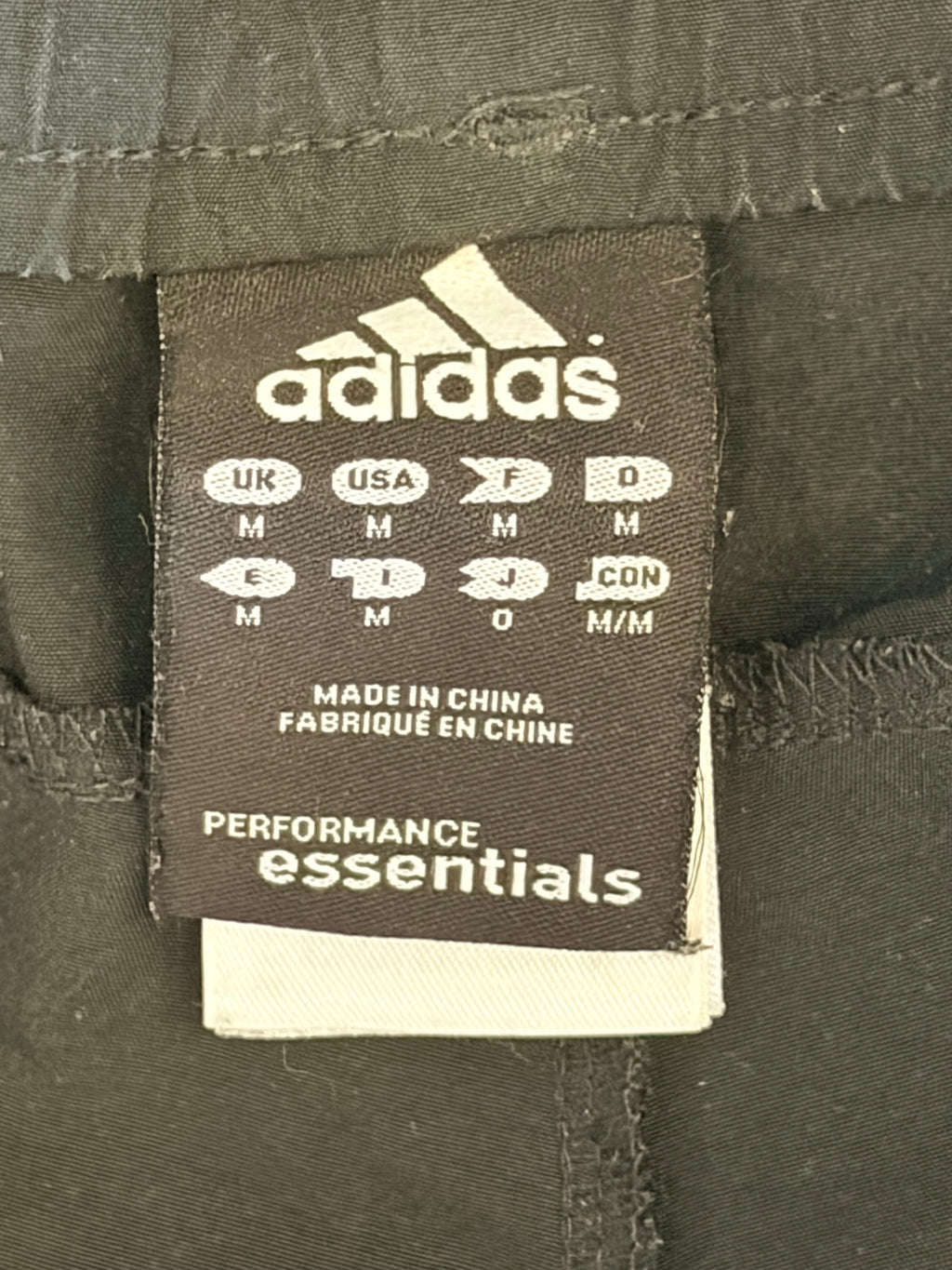 adidas Black Track Pants-M
