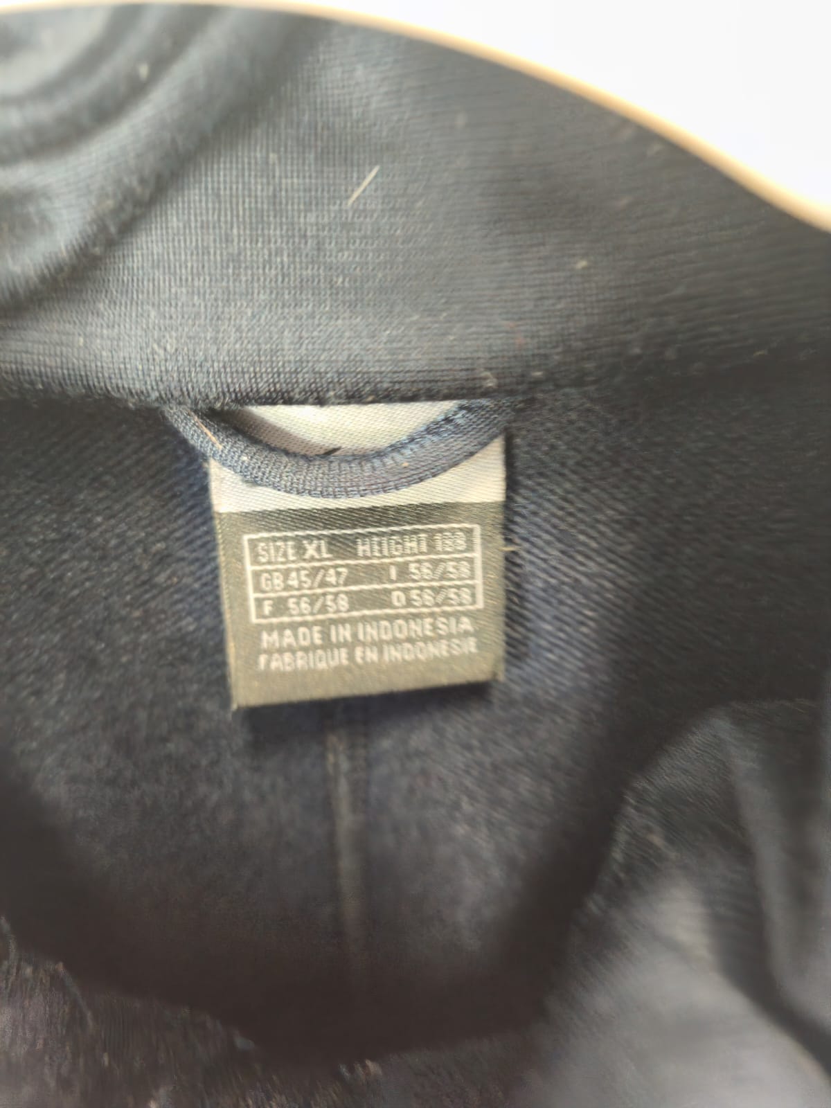 Nike Hooded Track Jacket – Navy/White-XL