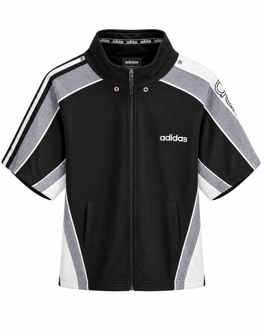 Adidas Ανδρική Κοντομάνικη Ζακέτα Μαύρη - XL