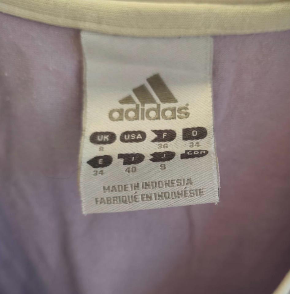 Adidas 3-Stripes V-Neck T-Shirt – Lilac – S