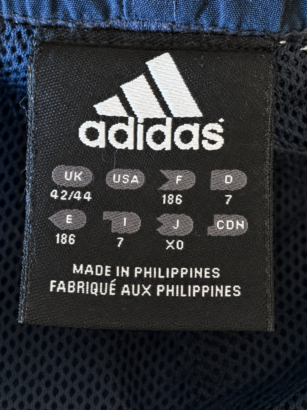 adidas Navy Football Track Pants-L