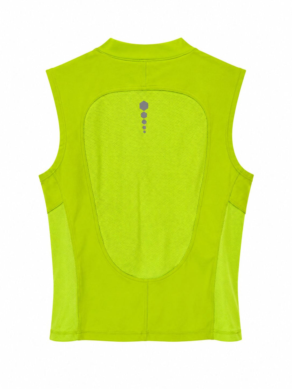 Nike Dri-FIT Sleeveless 1/2 Zip Running Top – Volt Green-S