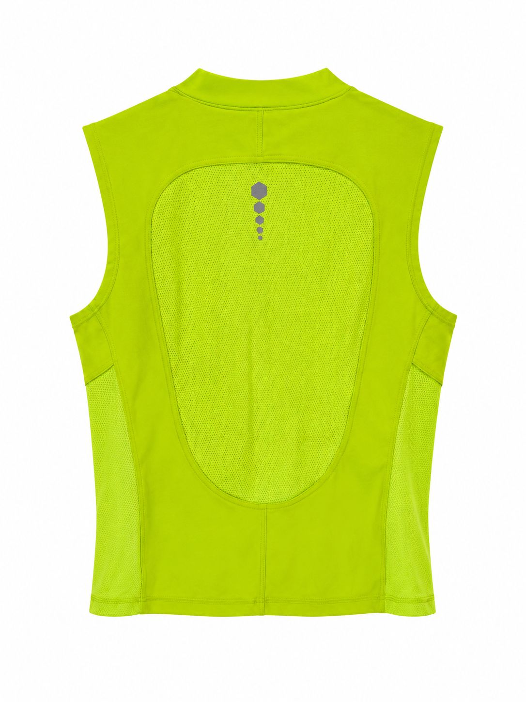 Nike Dri-FIT Sleeveless 1/2 Zip Running Top – Volt Green-S