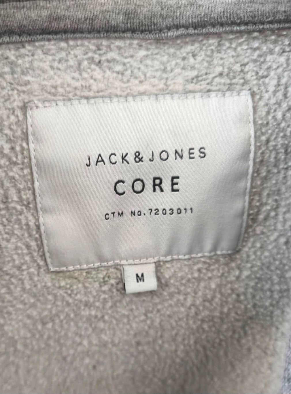 Jack & Jones Core Ανδρικό Hoodie Γκρι με Κουκούλα-M