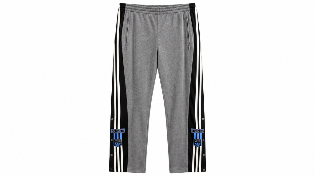 Adidas Ανδρικό Παντελόνι Φόρμας – Γκρι Μαύρο - XL
