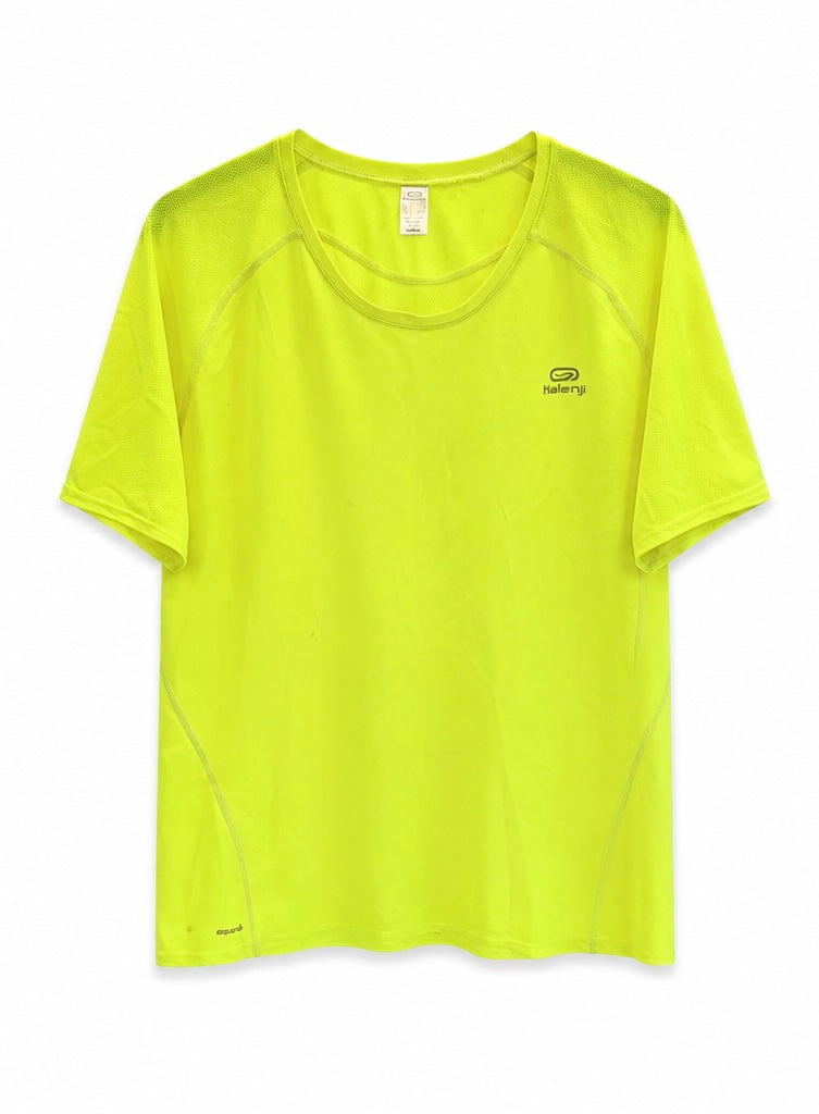 Kalenji Ανδρικό Αθλητικό T-Shirt Μπλουζάκι – Neon Κίτρινο – XL