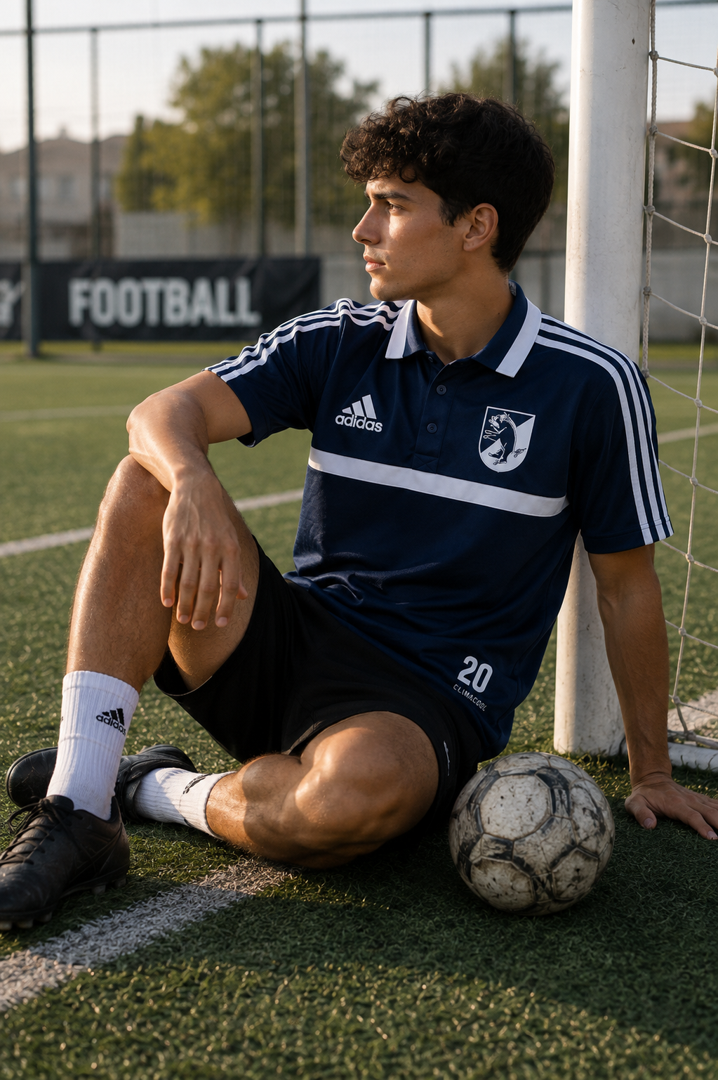 Adidas FC Erzingen Ανδρικό Polo Μπλουζάκι – Navy Μπλε-XL