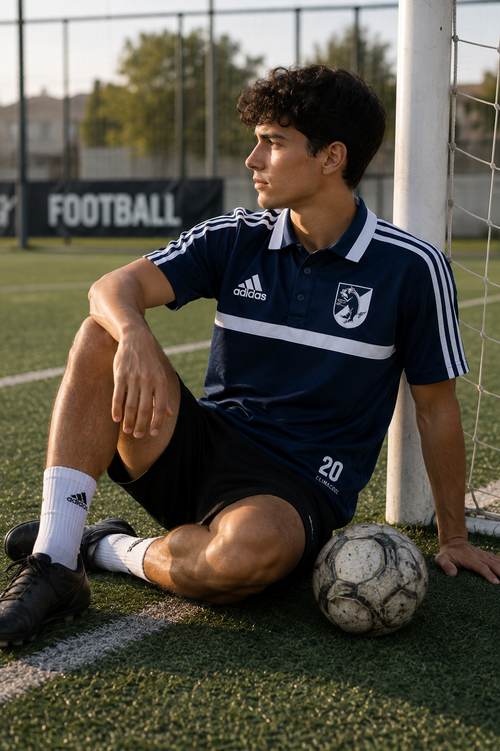 Adidas FC Erzingen Ανδρικό Polo Μπλουζάκι – Navy Μπλε-XL