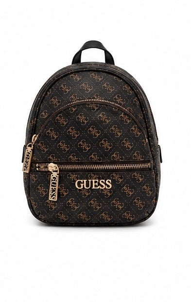 Guess Monogram Backpack – Καφέ