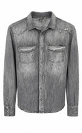 Diesel Industry Denim Shirt – Grey Wash-XL