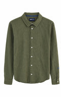 GAS Corduroy Shirt – Olive Green-XL