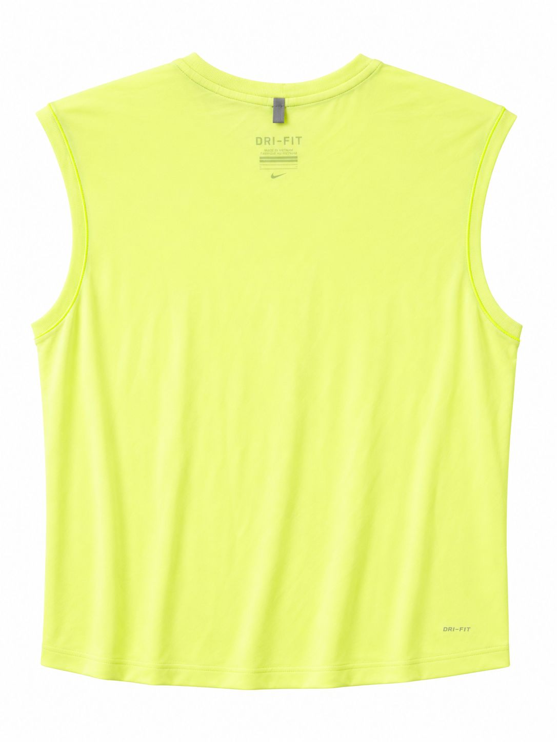 Nike Dri-FIT Sleeveless Training Top – Volt Yellow-M