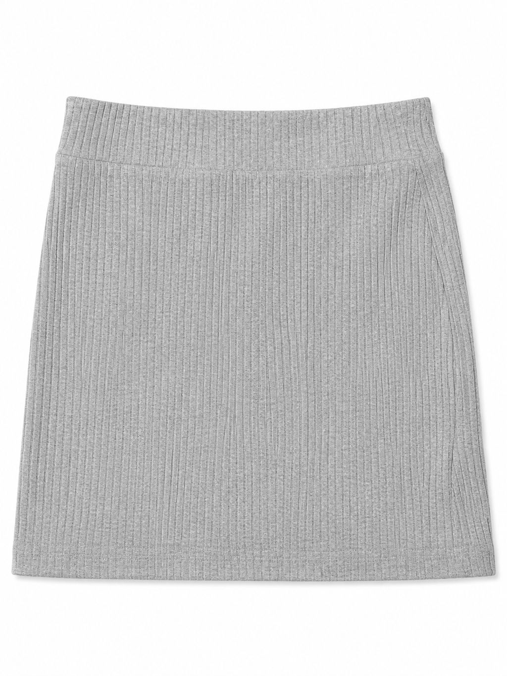 Puma Ribbed Mini Skirt Γκρι-L