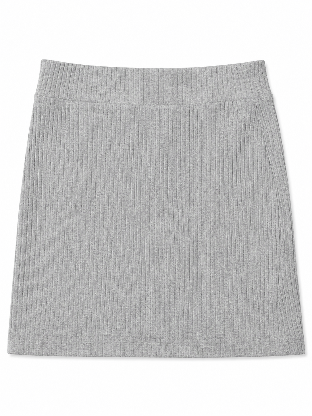 Puma Ribbed Mini Skirt Γκρι-L