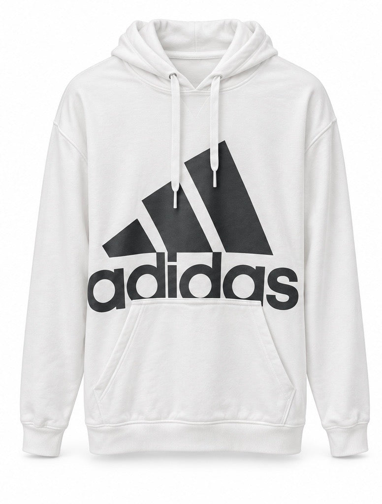 Adidas Ανδρικό Φούτερ Λευκό – M