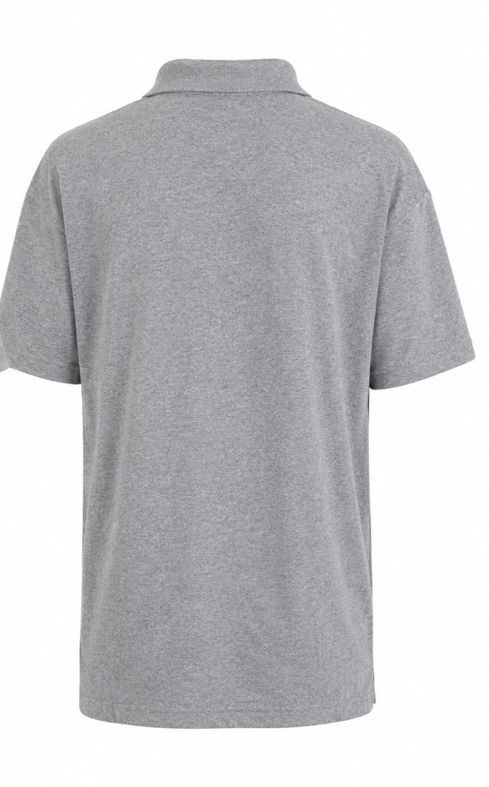 Puma Ανδρικό Polo Γκρι / Essential Logo Polo-XL