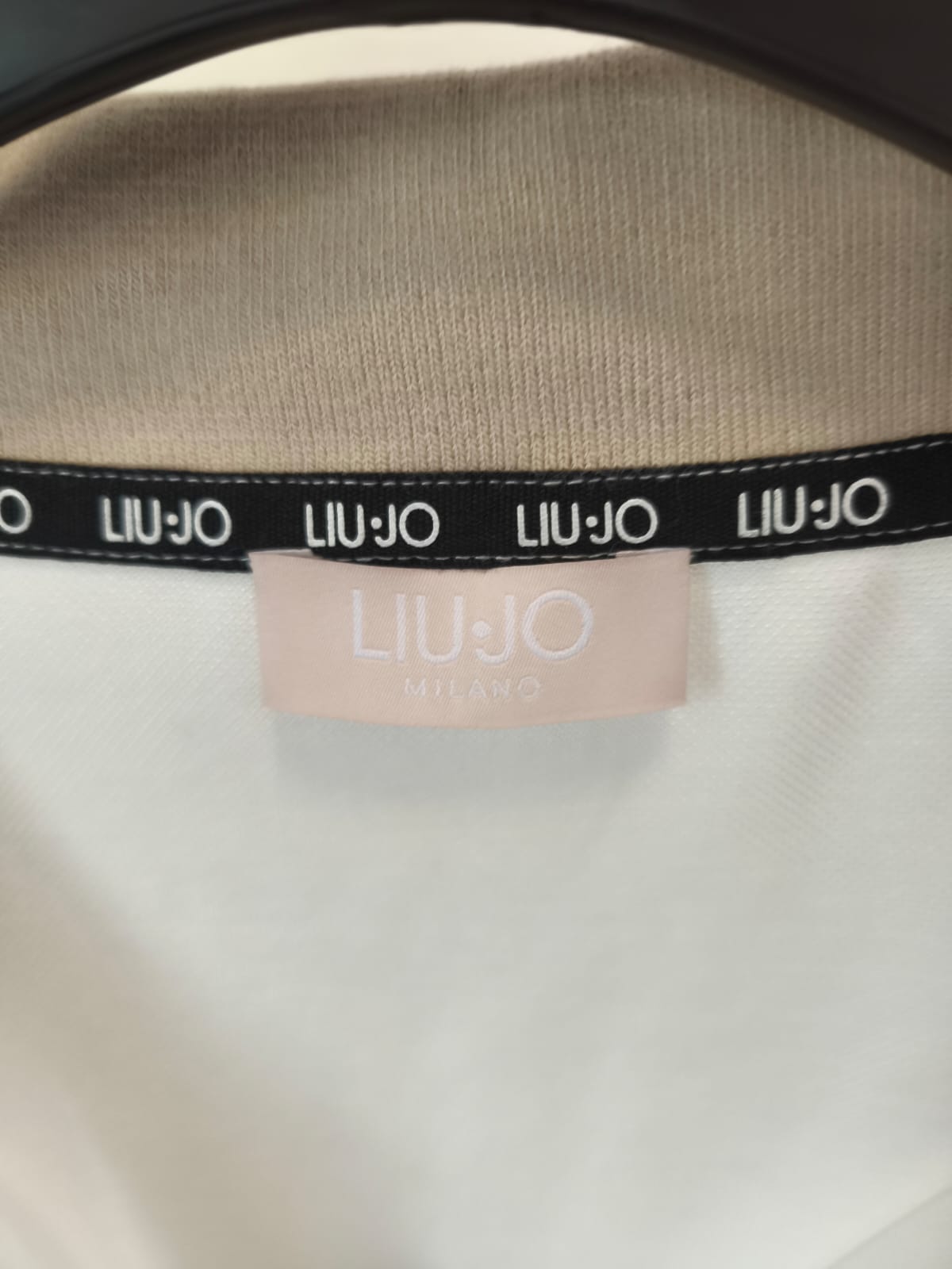 LIU JO Polo Blouse – White/Beige-M
