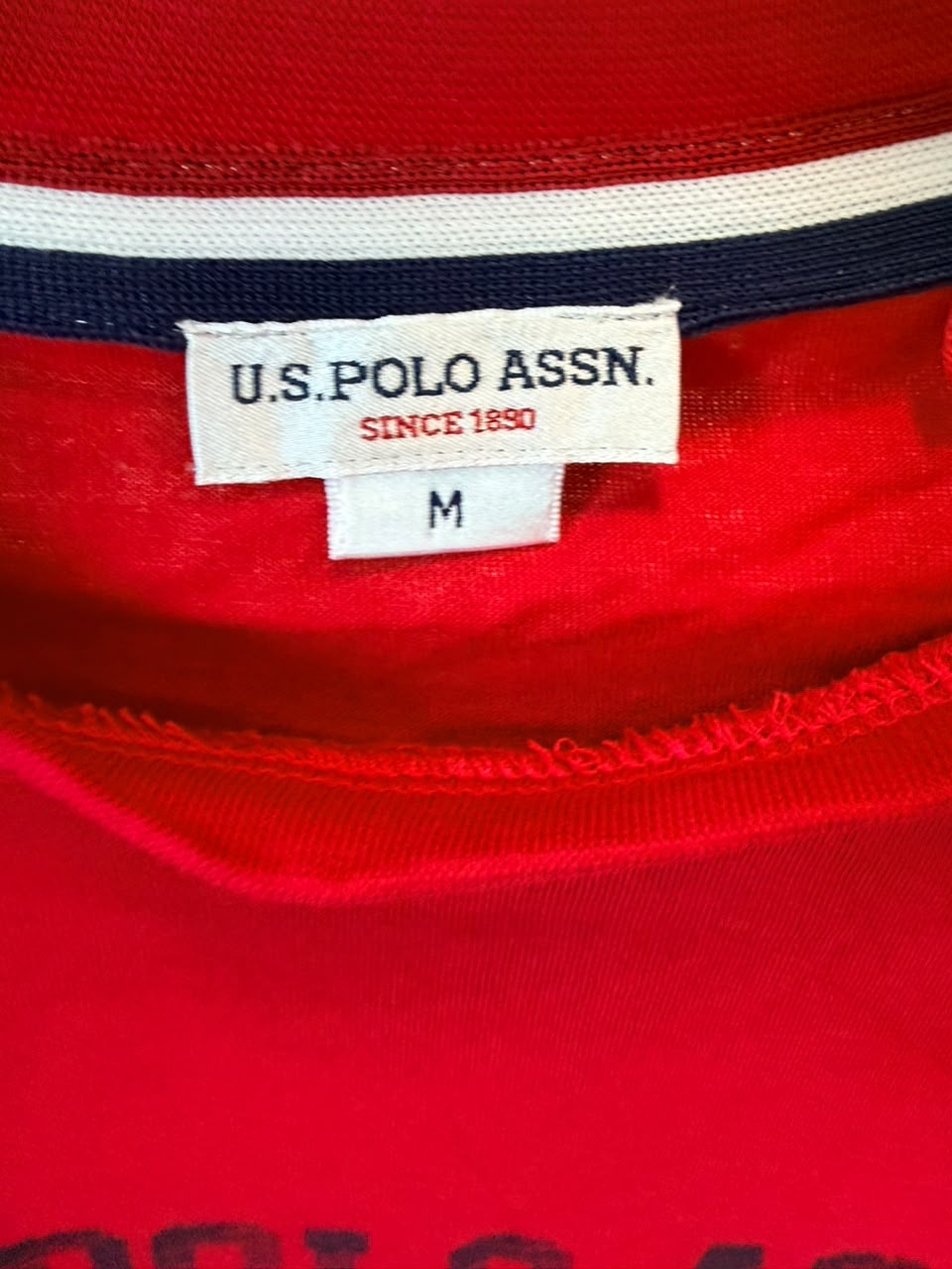 U.S. Polo Assn. Graphic T-Shirt – Red-M