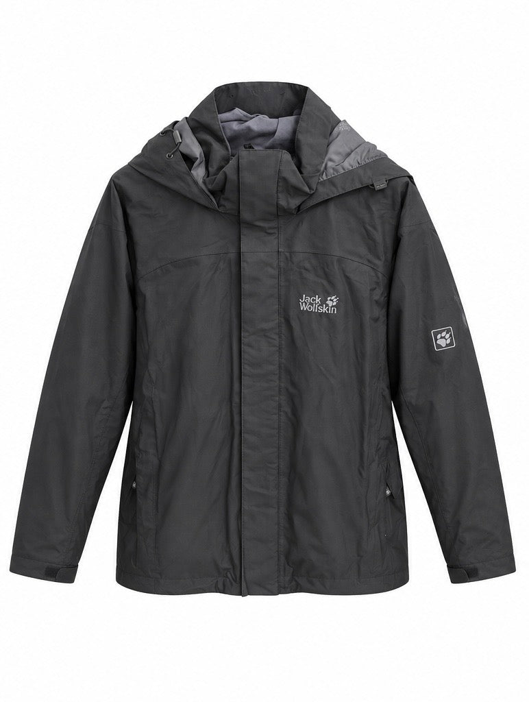 Jack Wolfskin Ανδρικό Μπουφάν Outdoor – Μαύρο – XL