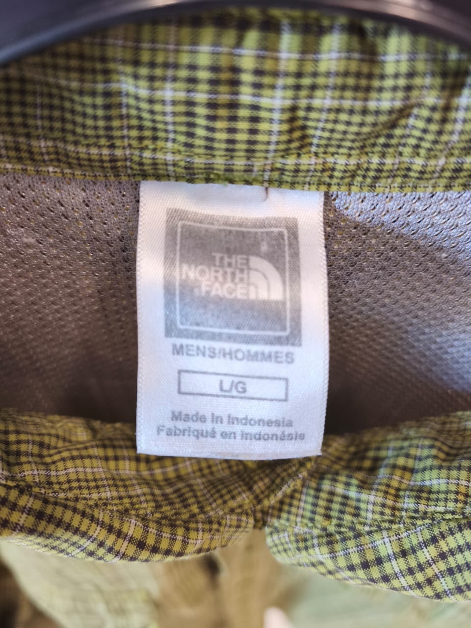 The North Face Outdoor Plaid Shirt – Olive Green-L