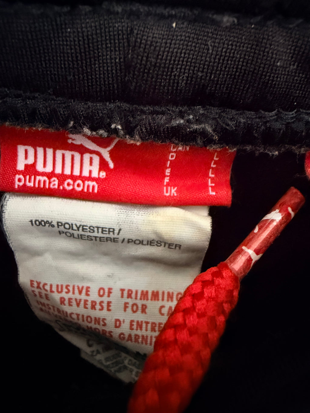 Puma Ανδρικό Μαύρο Αθλητικό Παντελόνι Φόρμας-L