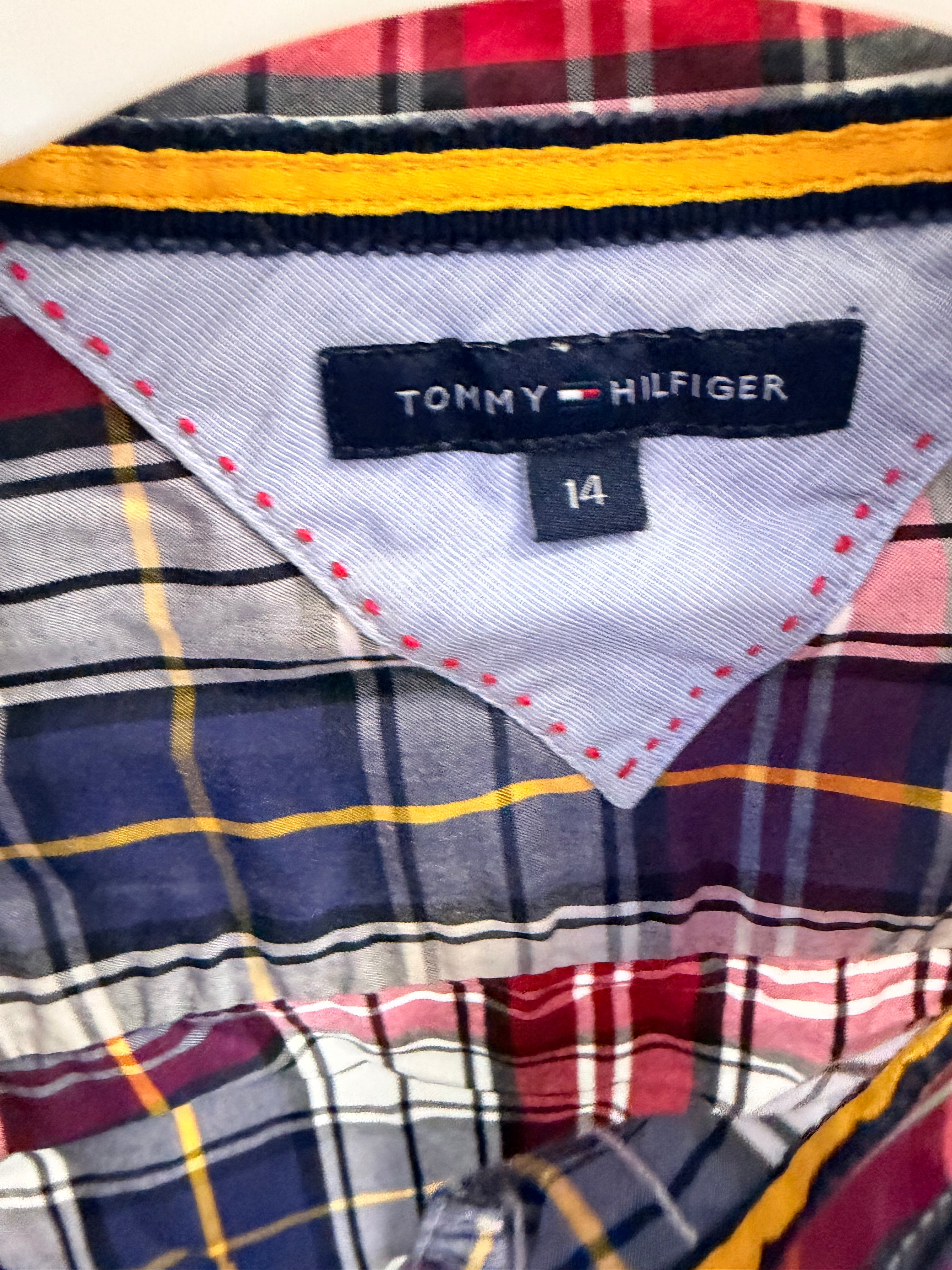 Tommy Hilfiger Καρό Πουκάμισο με Βολάν-XXL