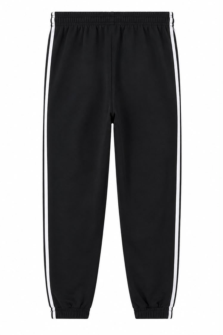 Adidas Ανδρικό Παντελόνι Φόρμας Μαύρο 3-Stripes – M
