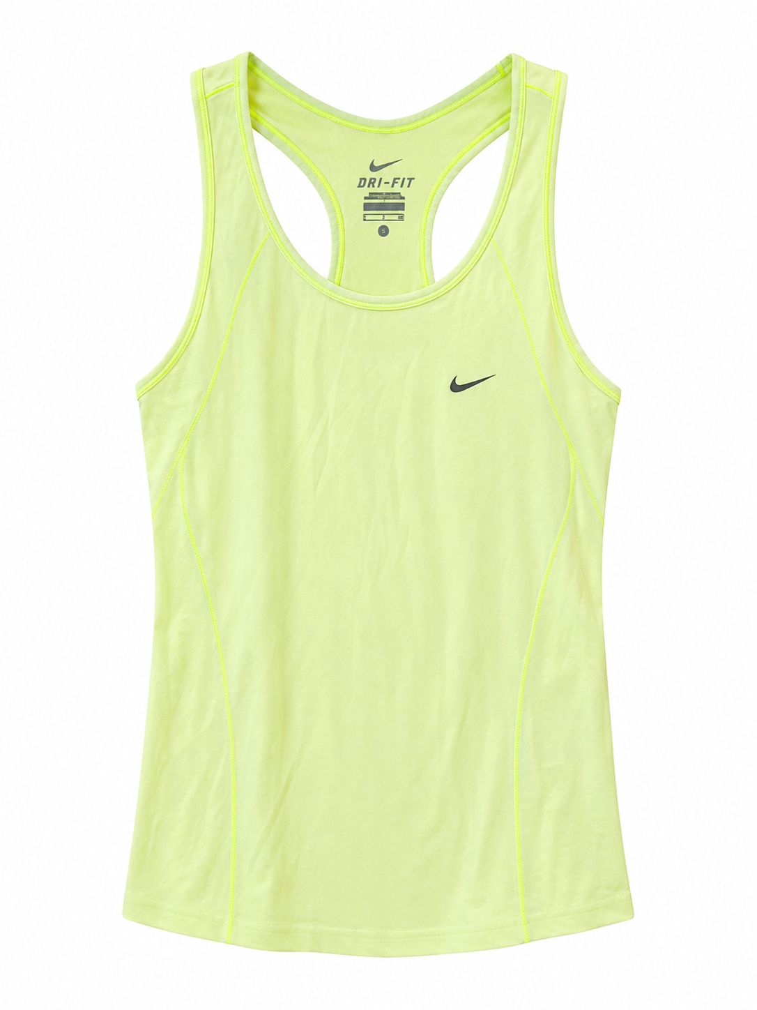 Nike Dri-FIT Women’s Running Tank Top – Neon Yellow-S