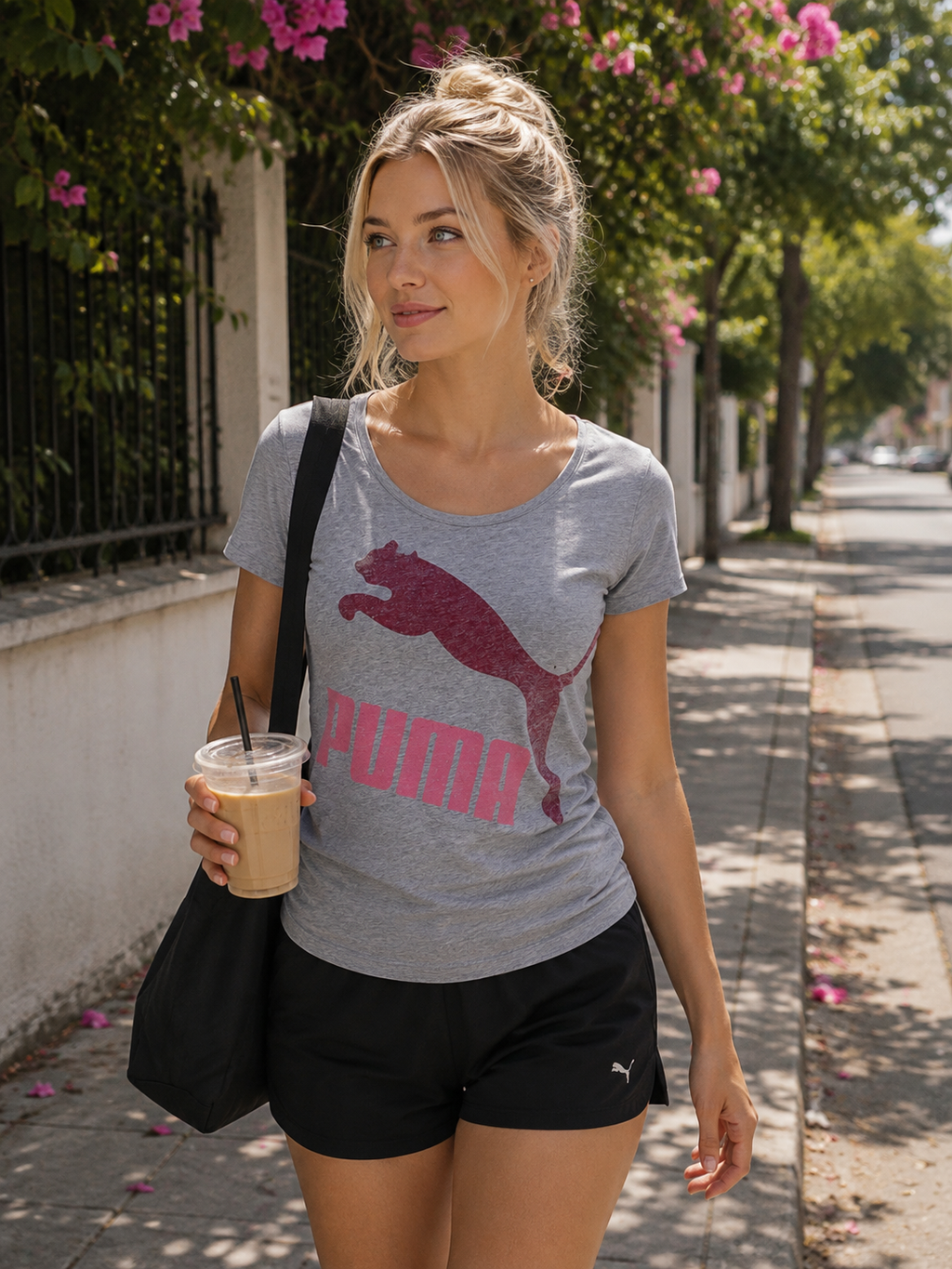 Puma Γυναικείο T-Shirt Μπλουζάκι – Γκρι – XL