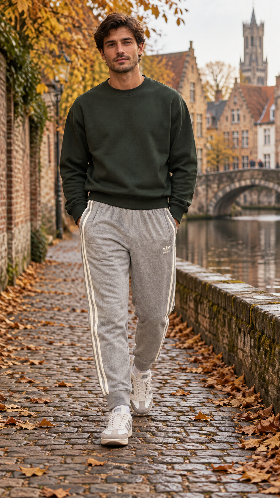 Adidas Originals Ανδρικό Παντελόνι Φόρμας – Γκρι - S