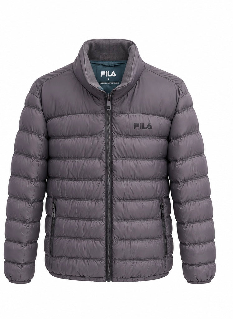 FILA Ανδρικό Puffer Μπουφάν – Γκρι – S