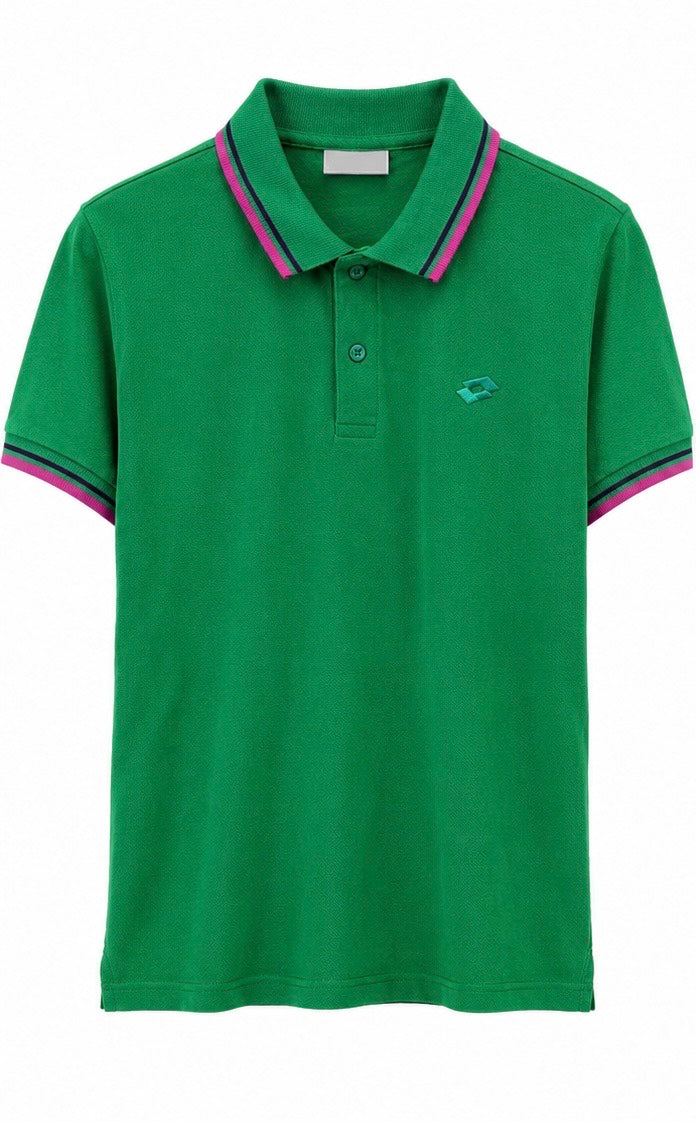 Lotto Classic Green Polo Shirt-Μ
