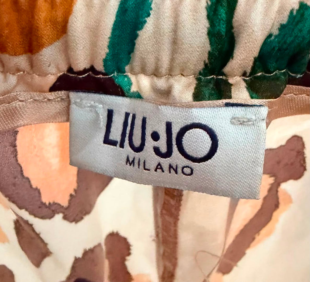 Liu Jo Milano Γυναικείο Cargo Παντελόνι Leopard Print-L