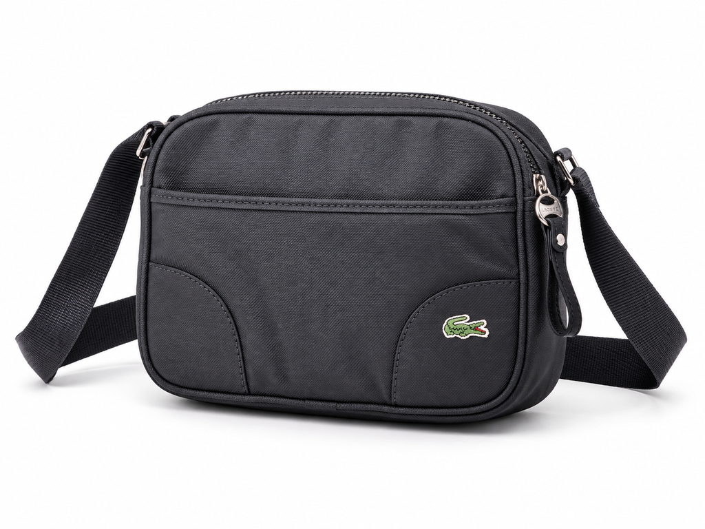 Lacoste Τσαντάκι Ώμου Μαύρο