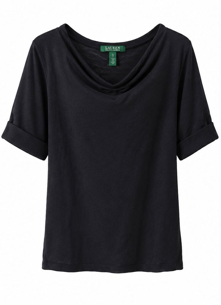 Lauren Ralph Lauren Γυναικεία Μπλούζα Μαύρη-XL